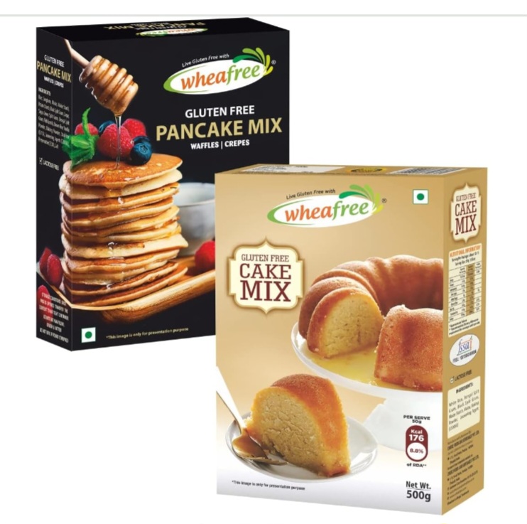 Whearface Cake Mix and Pancake Mix Combo